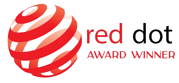 Red dot winner bez pozadí